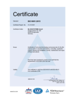 DIN ISO 9001:2015 Certificate I&L Biosystems GmbH English