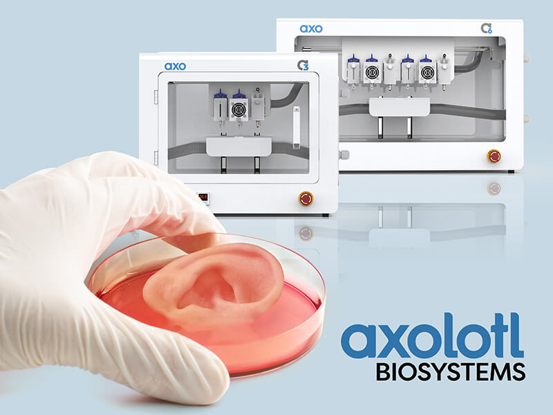 [Translate to EN:] Axolotl Biosystems 3D bioprinter