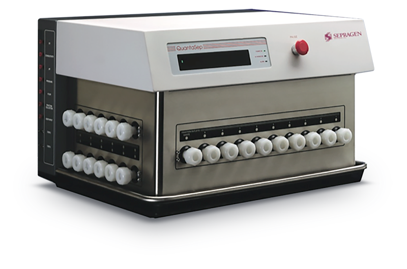 Sepragen QuantaSep 100, 1000, 1800 Systèmes automatisées de chromatographie